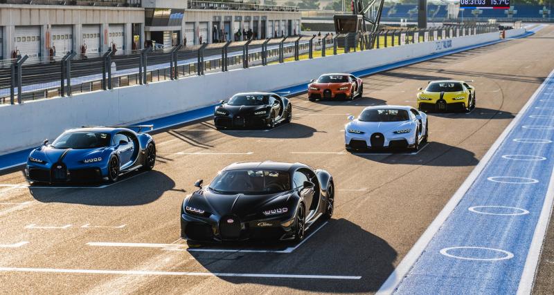  - Bugatti Chiron : l’intégralité de la gamme réunie pour une journée d’exception au Castellet