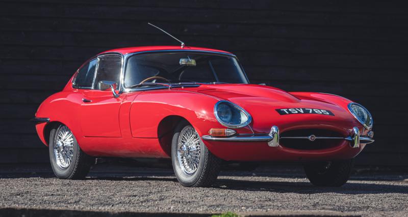 Une collection privée de cinq Jaguar Type E à vendre chez Silverstone Auctions - Jaguar Type E 'EBL' Roadster - Chassis n°39 (1961)