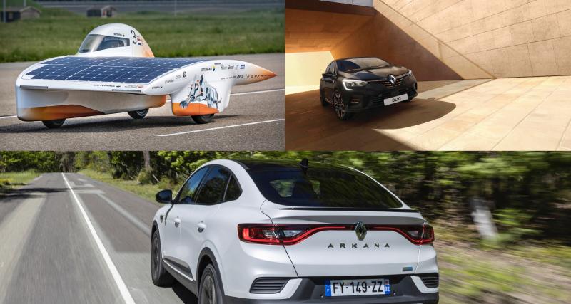  - Les points forts du Renault Arkana, Clio Lutecia, voiture solaire Nuna11 : les immanquables du 12 octobre