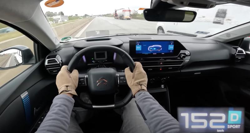  - La Citroën ë-C4 à fond de compteur sur l’autoroute : c’est quoi sa vitesse maximale ?