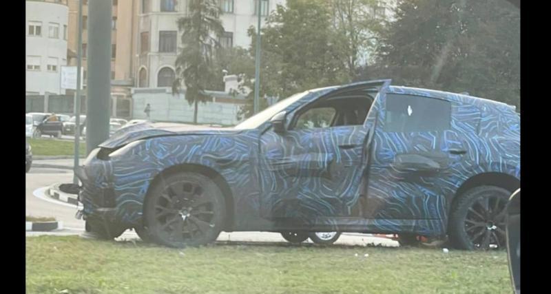  - Le dernier prototype de SUV Maserati se crashe à Turin