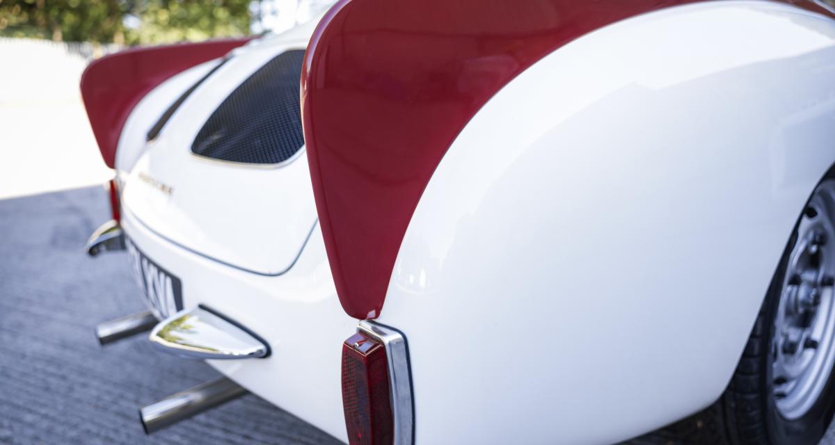 Les fameuses ailettes arrière dessinées par Zagato pour la Porsche 356 Speedster