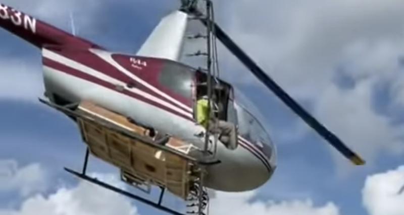  - VIDEO - Quand un hélicoptère se pose sur un camion, c’est encore un autre niveau