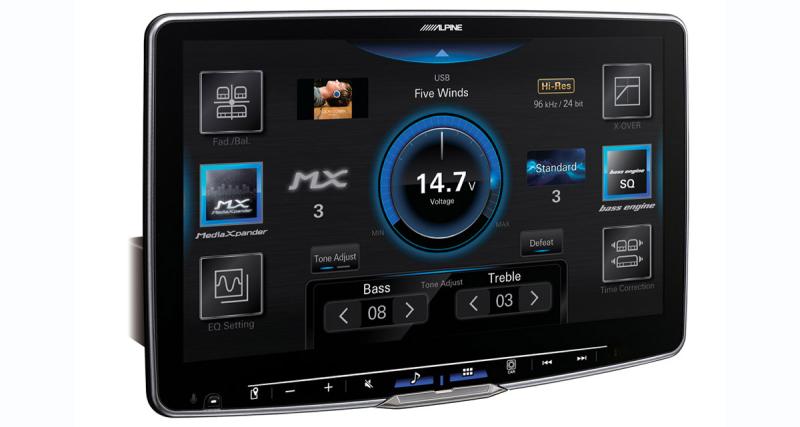  - Alpine-Electronics dévoile son nouvel autoradio multimédia 11 pouces sur le marché européen