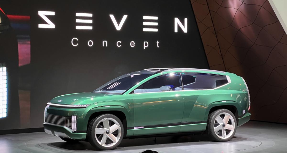 Le concept Hyundai Seven lors de sa présentation au LA Auto Show