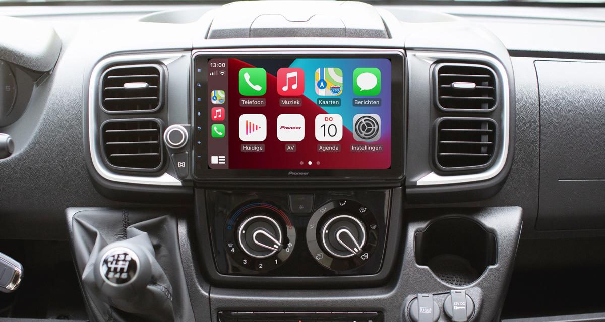 Pioneer commercialise un autoradio CarPlay et Android Auto pour le Fiat  Ducato 8