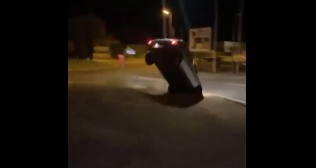 VIDEO - Une soirée alcoolisée qui se termine par une cascade impressionnante en voiture