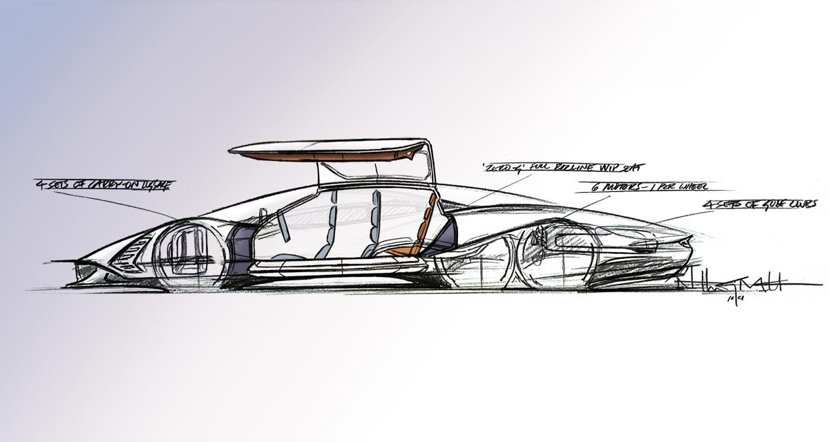 Hennessey Project Deep Space : six roues motrices pour cette folle Hyper-GT
