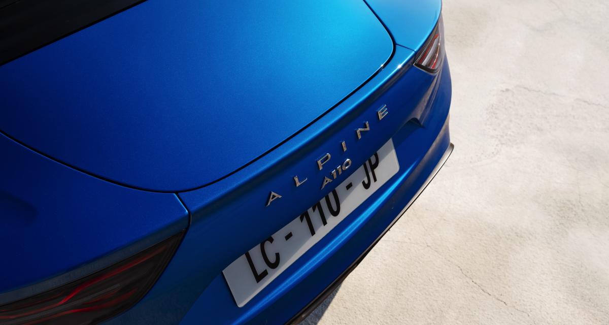 Alpine A110 restylée (2022) : légère hausse de prix pour la berlinette