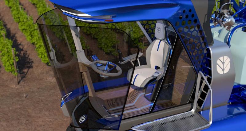 Pininfarina présente un concept de tracteur venu du futur - Le concept Straddle Tractor Concept par Pininfarina