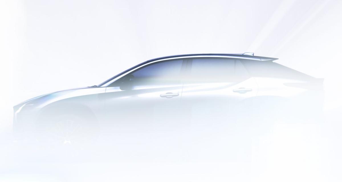 Une esquisse du futur SUV électrique de Lexus, le RZ