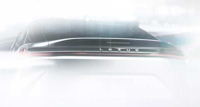 Lexus annonce un nouveau SUV électrique baptisé RZ - Une esquisse du futur SUV électrique de Lexus, le RZ