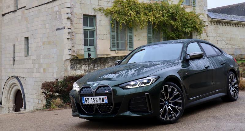 Essai BMW i4 (2021) : nos photos de la berline électrique