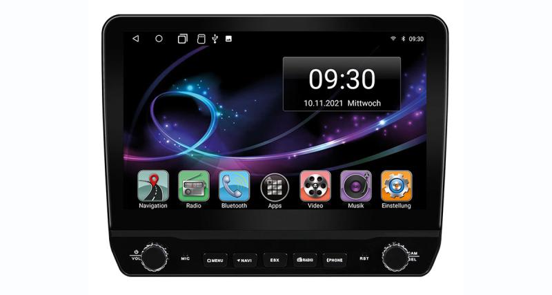  - ESX dévoile un nouvel autoradio 1 DIN sous Android 10 avec grand écran