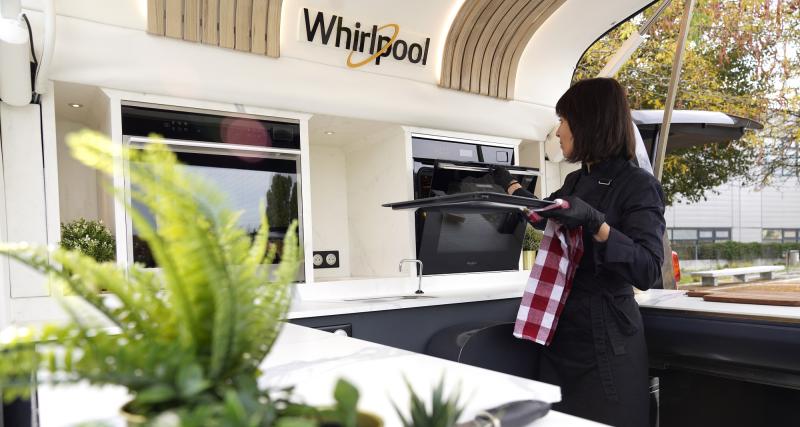 Le Peugeot Expert transformé en Food Truck pour le Whirlpool Experience Tour