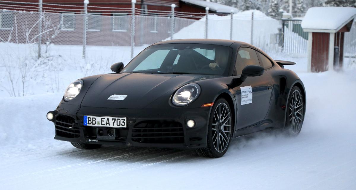 Porsche 911 Turbo restylée : déjà mise à l'épreuve en conditions de grand froid