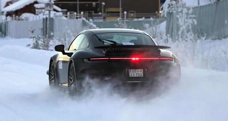 Porsche 911 Turbo restylée : déjà mise à l’épreuve en conditions de grand froid - Porsche 911 Turbo restylée