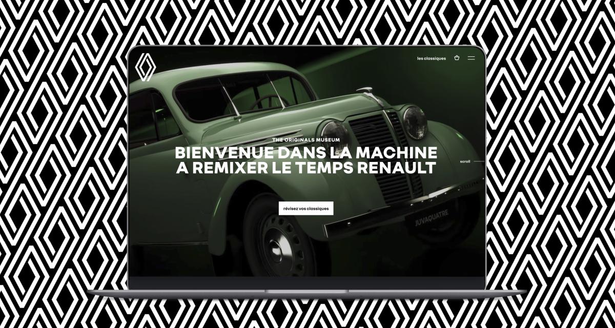 Nouveau musée virtuel & e-shop Renault : coup d'oeil dans le rétro pour mieux avancer