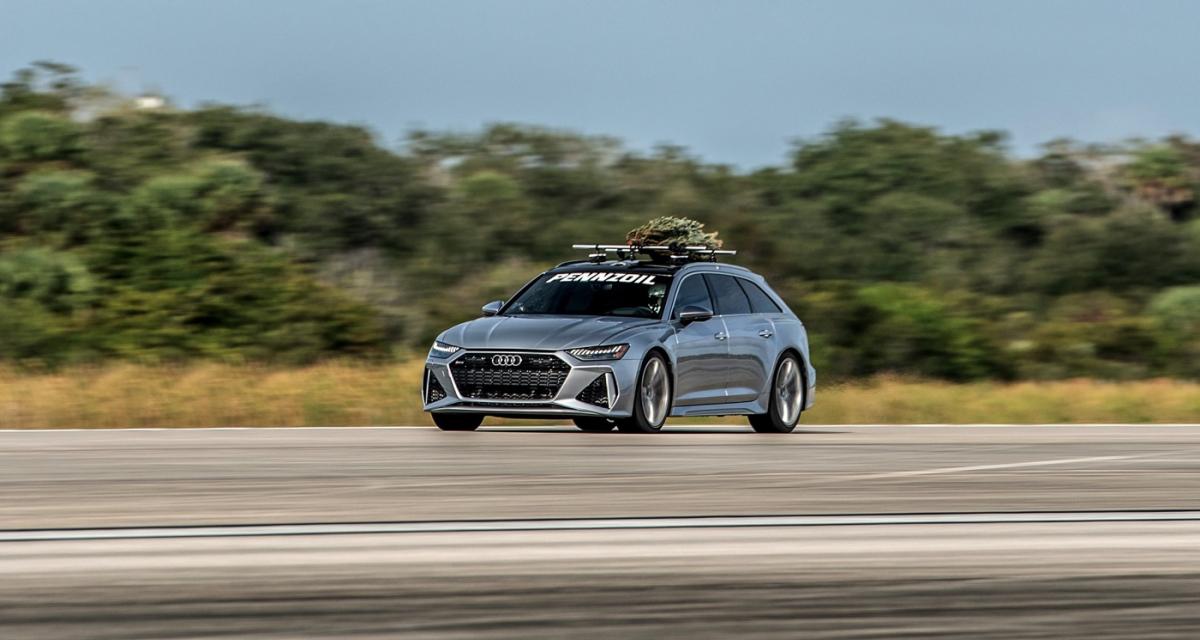 VIDEO - Cette Audi RS6 signe un étonnant record de vitesse pour noël