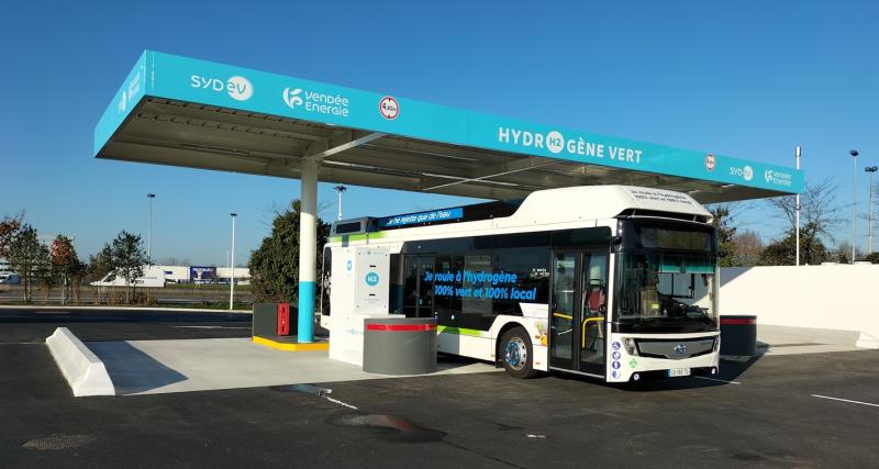 Un bus à hydrogène en partie réalisé par Toyota livré en Vendée - CaetanoBus H.2 City Gold