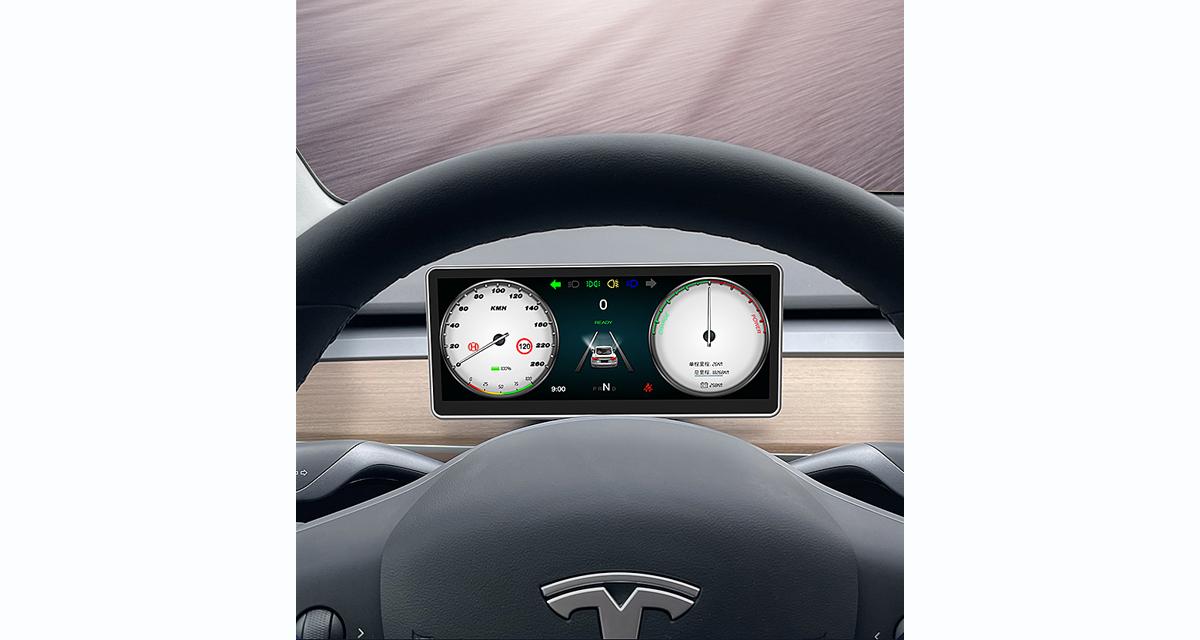 Compteur additionnel Tesla Model Y et Model 3, quel visuel ? 