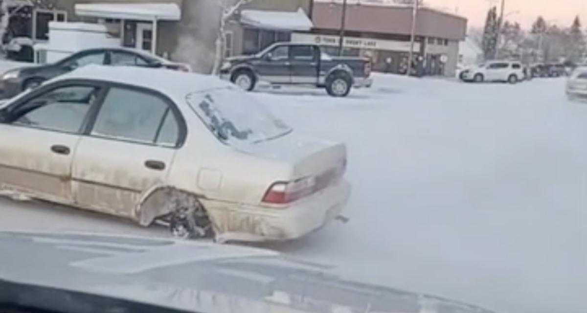 VIDEO - Rouler dans la neige avec seulement trois roues, quelle mauvaise idée