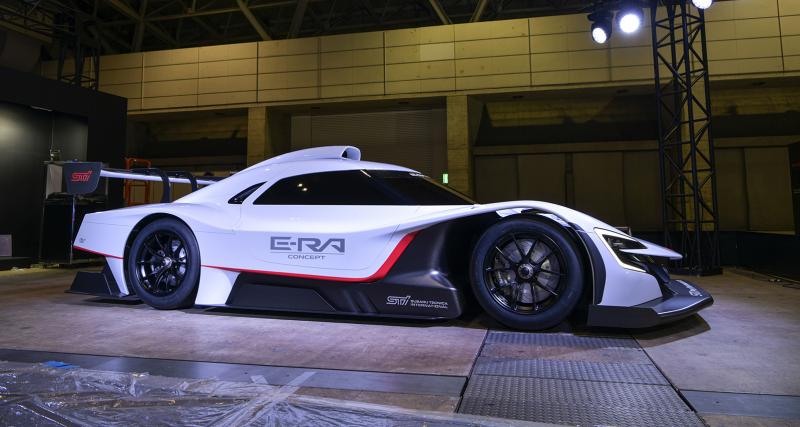 Subaru STI E-RA (2022) : la voiture de course électrique qui développe plus de 1 000 chevaux ! - Le concept Subaru STI E-RA (2022)