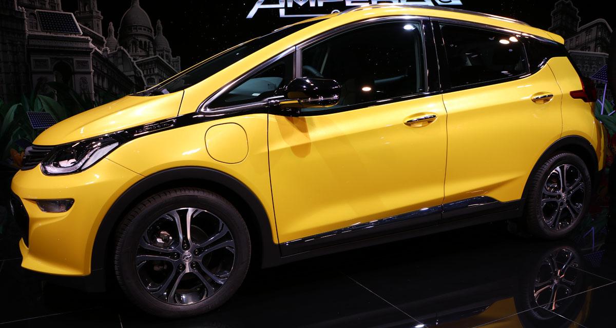 En direct du Mondial de l'Auto : Opel Ampera e