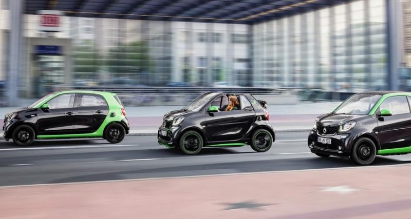  - Mondial de l'Auto 2016 : Smart Fortwo et Forfour Electric Drive