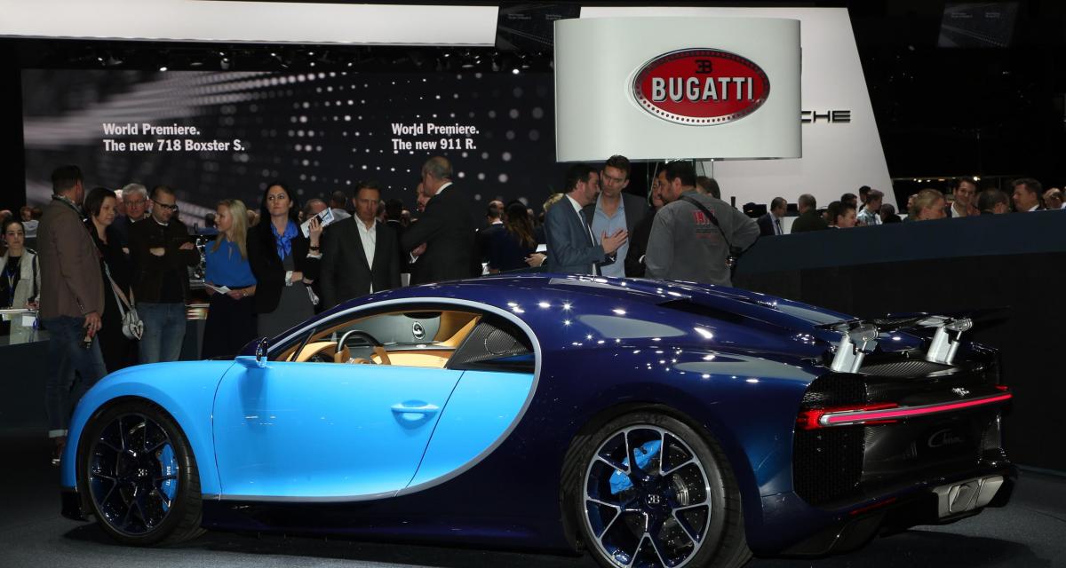 Salon de Genève en direct : toutes les photos de la Bugatti Chiron