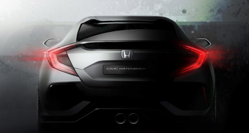  - La Honda Civic 2017 sera au salon de Genève