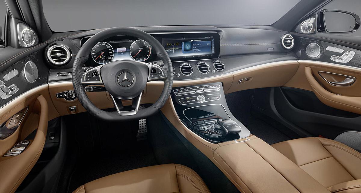 Mercedes Classe E 2016 : l'intérieur dévoilé