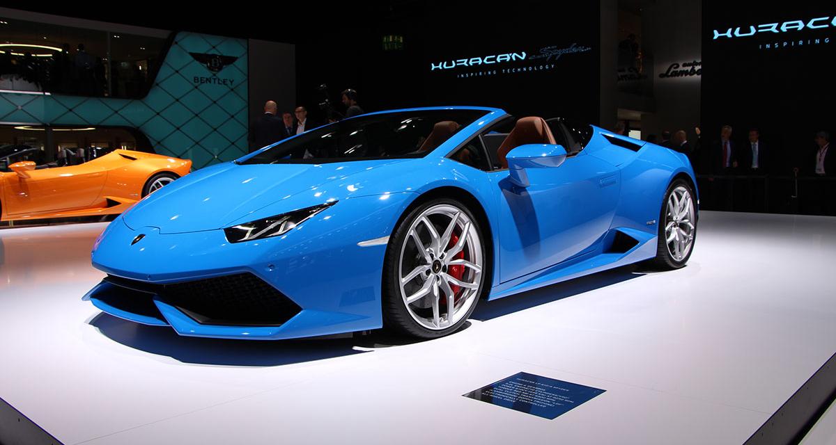 Salon de Francfort 2015 : Lamborghini Huracan Spyder