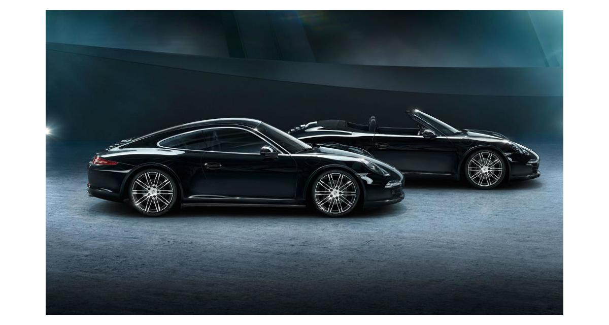 Porsche Boxster et 911 Carrera Black Edition : une nouvelle série spéciale