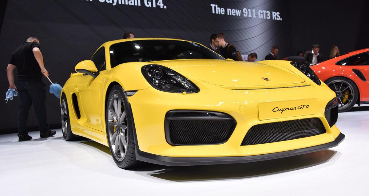 Salon de Genève en direct : Porsche Cayman GT4