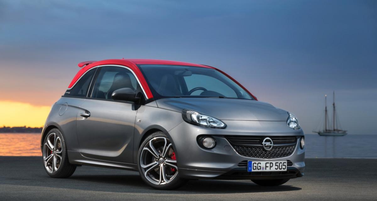 L'Opel Adam S proposée à partir de 18 900 €