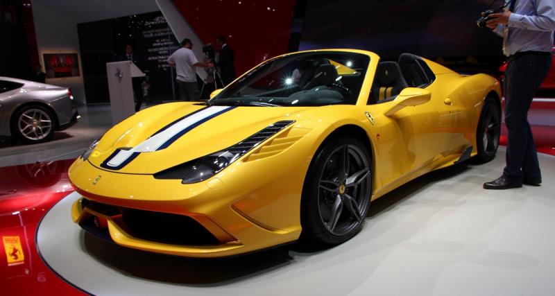  - Mondial de l'Auto en direct : Ferrari 458 Speciale Aperta