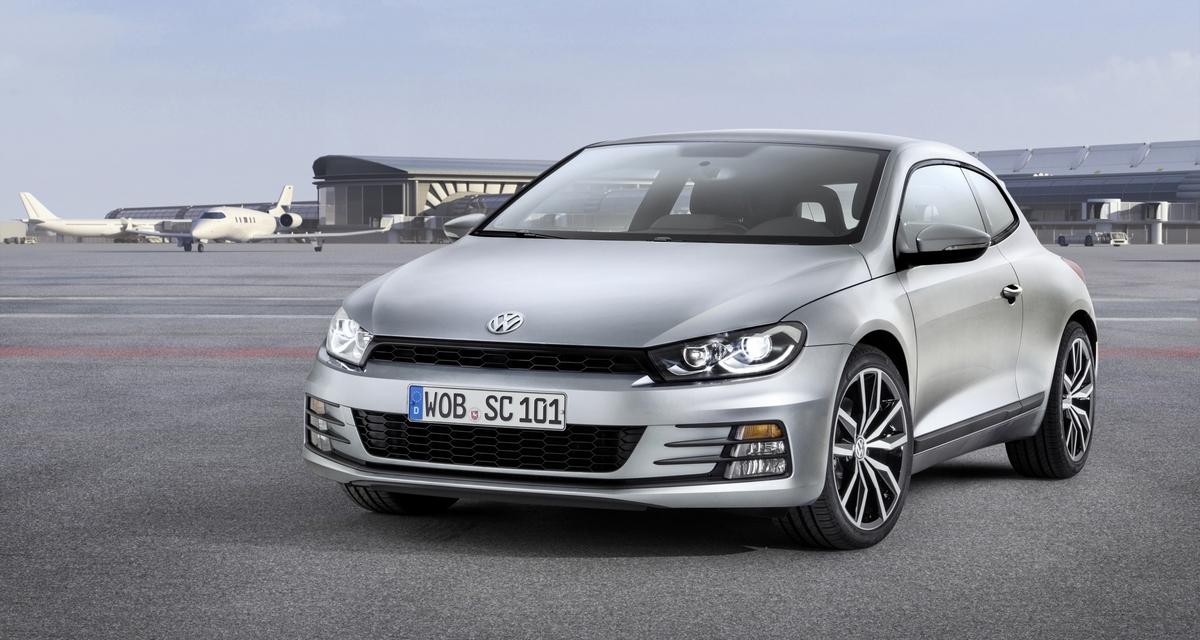 Volkswagen Scirocco restylé : les tarifs