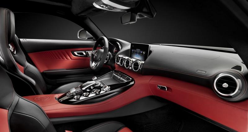  - La Mercedes-AMG GT vue de l'intérieur