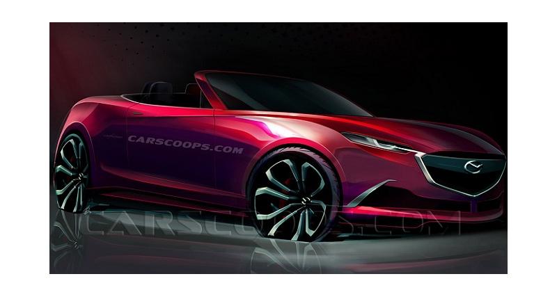  - La future Mazda MX-5 en croquis