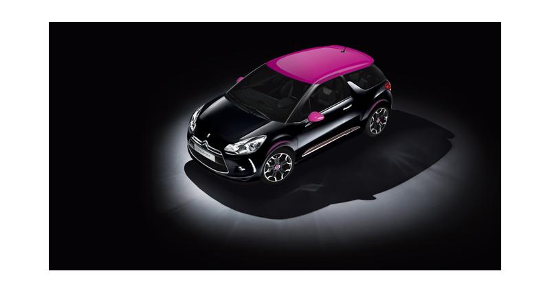  - Citroën DS3 Dark Rose : la vie en (noir et) rose