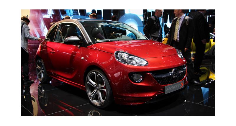  - Salon de Genève 2014 : l'Opel Adam S en direct