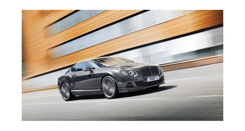  - Bentley Continental GT Speed : plus de chevaux à Genève