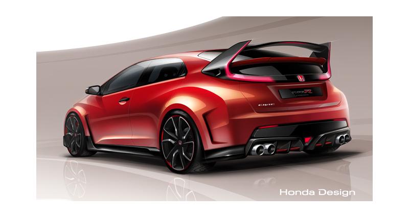  - Honda Civic Type R : le concept à Genève