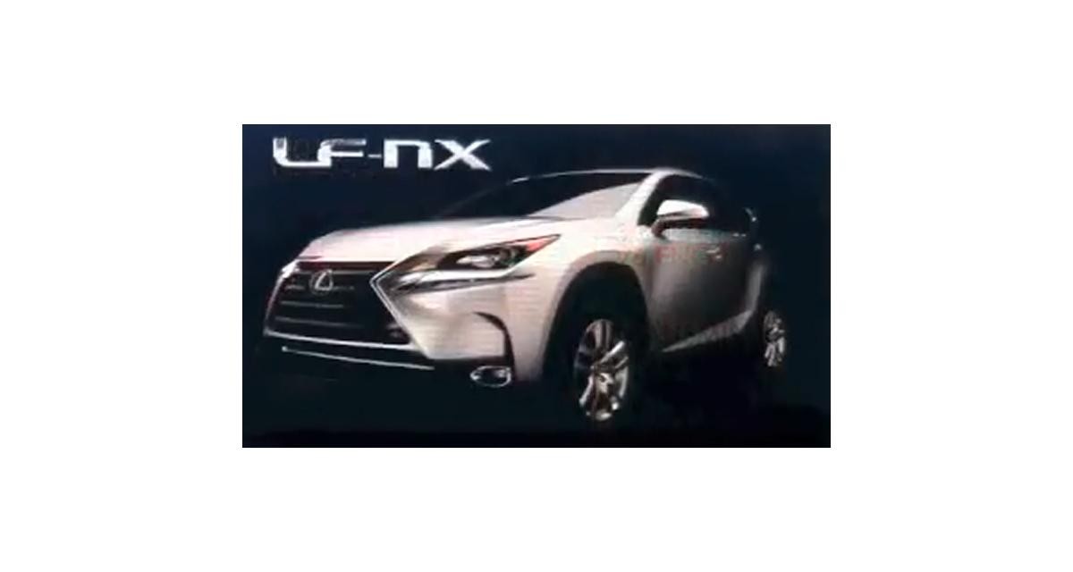 Lexus LF-NX : la première image du modèle de série 