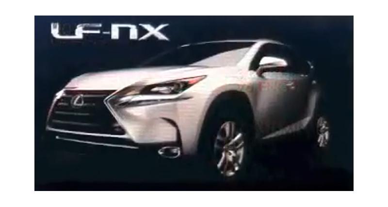  - Lexus LF-NX : la première image du modèle de série 