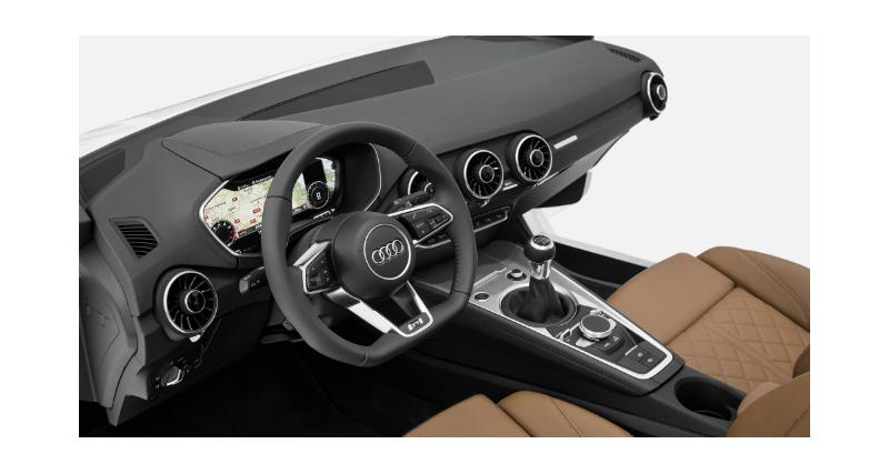  - Audi TT : l'intérieur du nouveau coupé dévoilé à Las Vegas