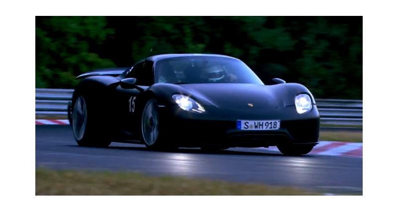  - Porsche 918 Spyder : le chrono sur le Ring vu par Michelin