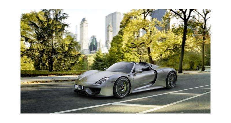  - En direct de Francfort : Porsche 918 Spyder
