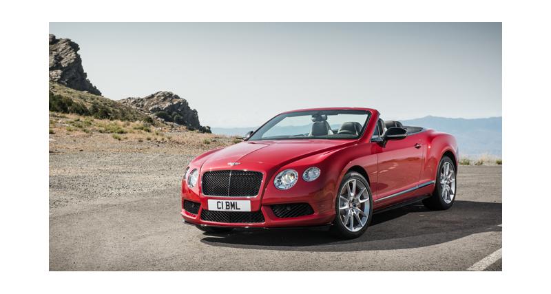  - Bentley : une Continental GT V8 S pour Francfort